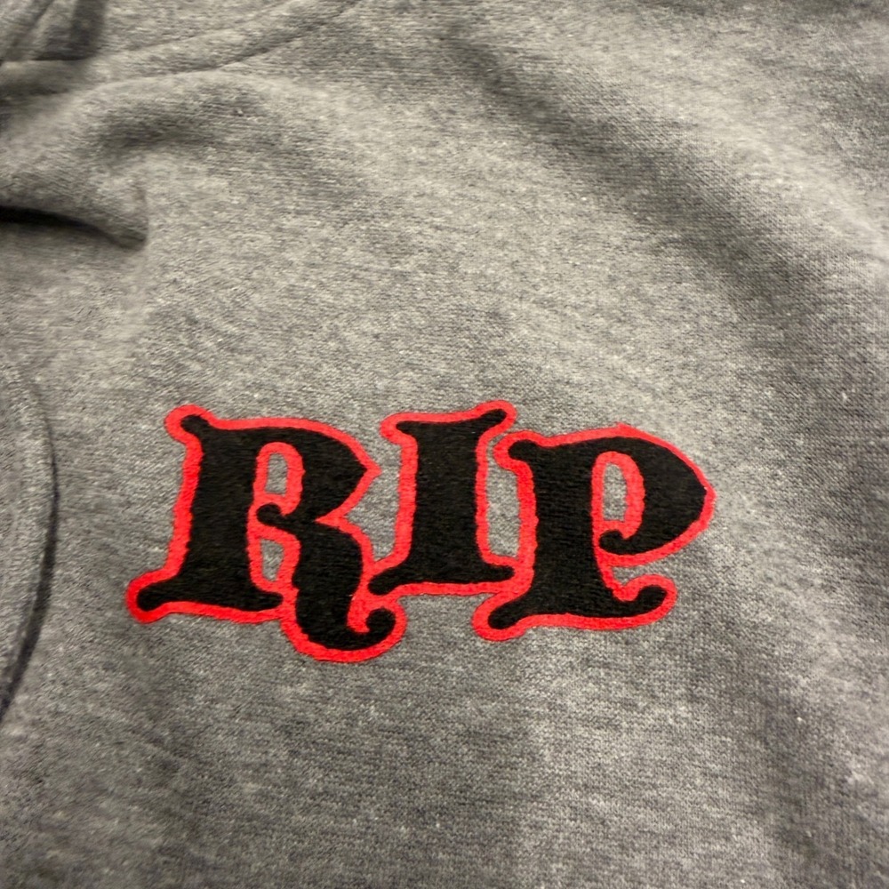 RIP Rockscapes In Paradise Grey Hoodie Mens Size M Est 2006 Graphic Print - Picture 6 of 11